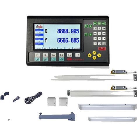 Kit DRO LCD, Double Axe, Support Multilingue, 0.005mm LCD DRO SET (1/2)