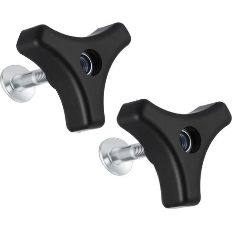 Lot de 2 boulons de poignée de tondeuse à gazon, écrous et boulons universels, accessoires de tondeuse à gazon, pièces de rechange (1/5)