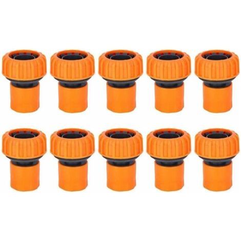 10 pezzi di connettori rapidi in plastica per tubo da giardino, kit di raccordi a sgancio rapido per tubo da giardino, raccordi e adattatori per irrigazione da giardino