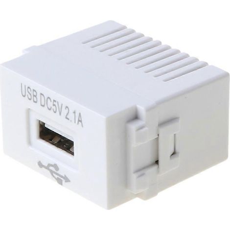 Compatible avec le convertisseur de puissance de prise de panneau de charge de téléphone portable 652F 2,1A, type 128, module de commutation adaptateur d'interface USB 220V vers 5V 1A. (1/5)