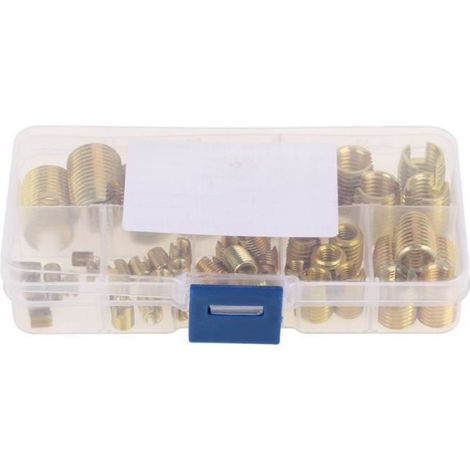 50 Inserts autotaraudeurs, Laiton, Filetage auto-taraudé, Résistance vibrations, Industrie métal plastique (1/4)