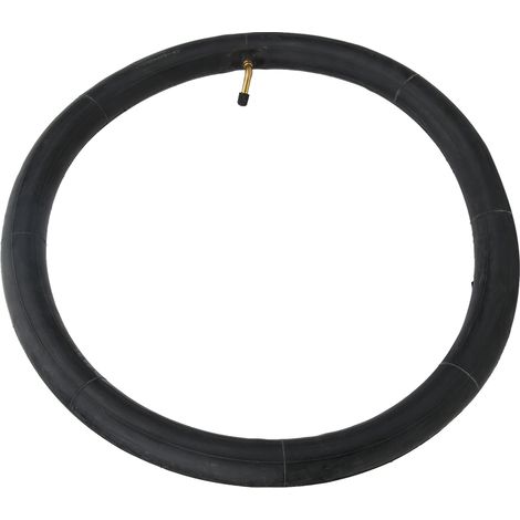 Chambre à air en caoutchouc butyle pour vélo électrique avec valve métallique coudée - Accessoires pour vélos électriques (18 x 2,125) (1/5)