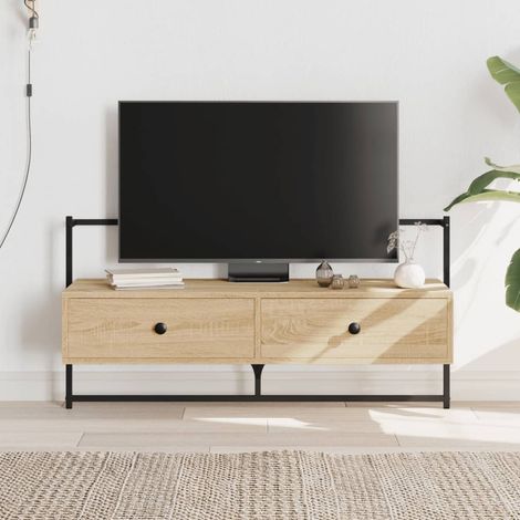 TV-Wandschrank Sonoma-Eiche 100,5x30x51 cm Holzwerkstoff vidaXL (1/5)