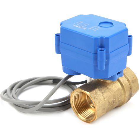 Détecteur de fuite d'eau sonore avec vanne d'arrêt DN25 et prise AC100-240VEU (1/5)