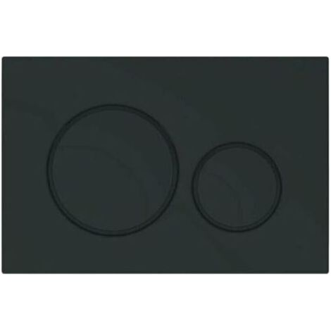 Convient pour plaque de déclenchement WC GEBERIT DUOFIX Sigma 20 - Noir mat (115.882.16.1) (1/2)