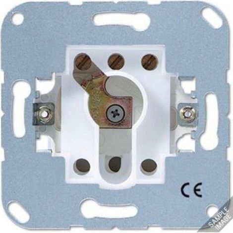 Jung Interrupteur à clé (insert) sans protection contre le démontage, bouton-poussoir (inverseur), 1 pôle, UP 133.15