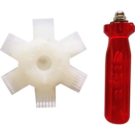 Peigne redresseur d'ailettes pour condenseur et évaporateur de climatisation (1/5)