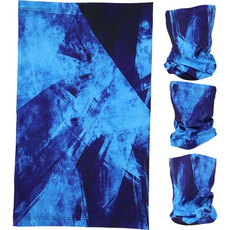Couvre-cou chaud WHEEL UP, écharpe, capuche, foulard, cagoule, bandeau, cache-cou, bleu sirène (1/5)