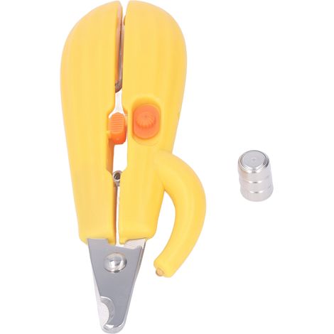 Griffoir Cactus Jaune pour Chat - Coupe-ongles et Lime à Ongles avec Lampe LED Antichampignon, 2 Pièces (1/5)