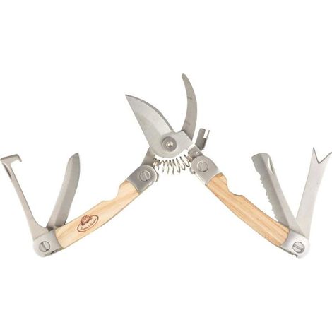 Sécateur 5 outils multi-fonctions inoxydable 15cm (1/5)