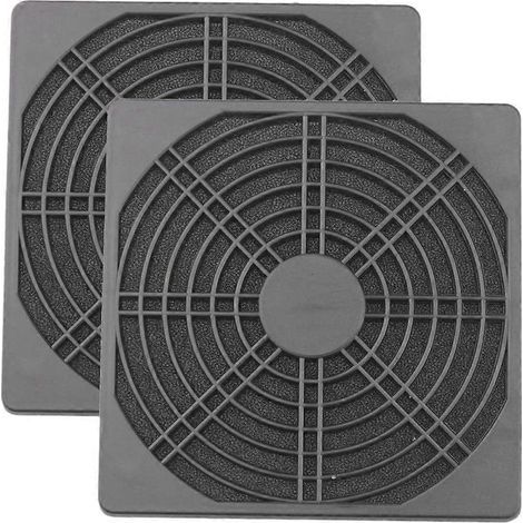2 ABS-Computerlüftungsgitter, 120-mm-Lüfterfilter, Gitterabdeckung (1/5)