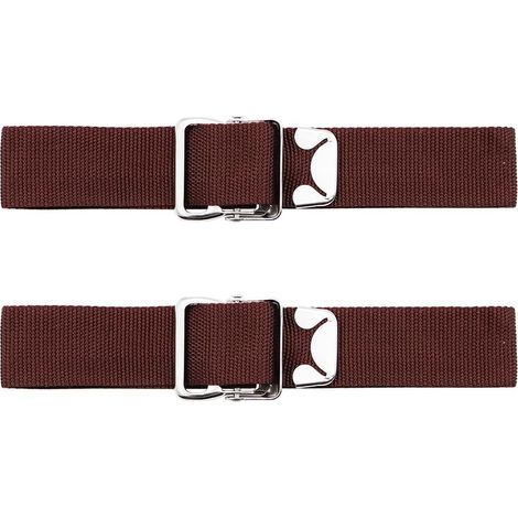 2 pièces Bandes de Jambe pour échasses universelles Sangles réglables pour cloisons sèches Confort Sangles de Bande de Jambe Ferme Accessoires de Boucle (1/5)