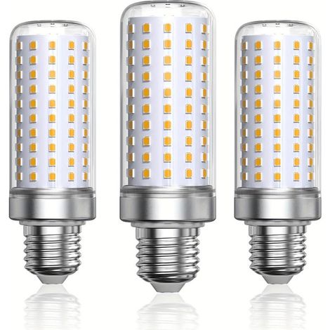 Ampoule LED E27 30W 3000K Blanc Chaud, Lot 3, Équivalent 250W, AC 110-240V, lumière 360°, non dimmable. Idéale pour garage, atelier (1/5)