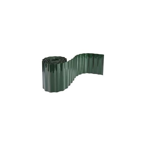 Bordure à Gazon Classique, Bordure de pelouse, Bordure de Parterre, Bordure de Tonte, Vert, 9 m x 20 cm