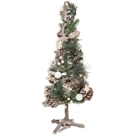 Arbol de Navidad de madera altura 55 cm -