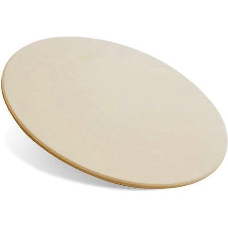 Pierre à pizza 15 pouce rond cuisson Stone pour pain céramique pizza Grilling Stones pour cuisson et cuisson BBQ et gril (1/5)