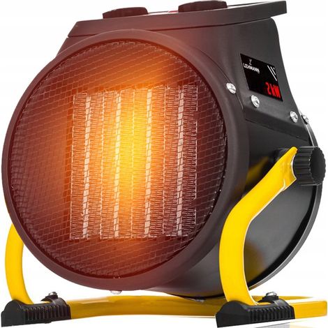 Chauffage électrique avec ventilateur et souffleur 2000W, thermostat Malaga