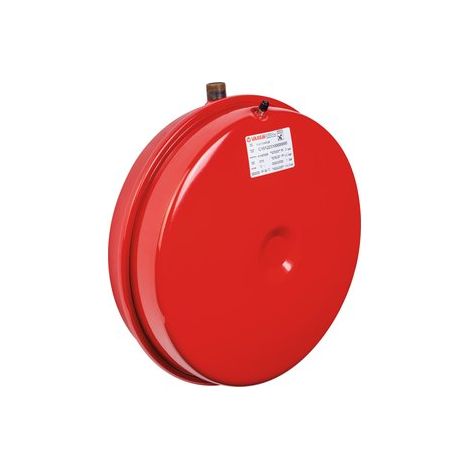 Vase d'expansion plat 8L – Diamètre 325mm – Température de fonctionnement -10°C à 99°C – Filetage 3/4" pour installations professionnelles – Coditherm