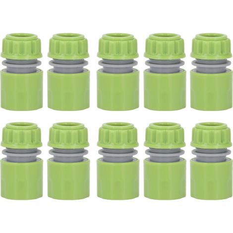 Kit de 10 raccords rapides G1/2 pour tuyau d'arrosage, système de joint fileté pour l'irrigation. (1/5)