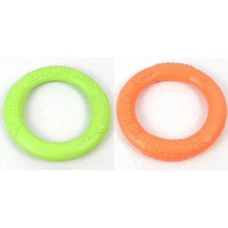 2 Anneaux d’entraînement flottants pour chiens – Jouets interactifs extérieurs, Frisbee en EVA et PET pour activités sportives et jeux aquatiques