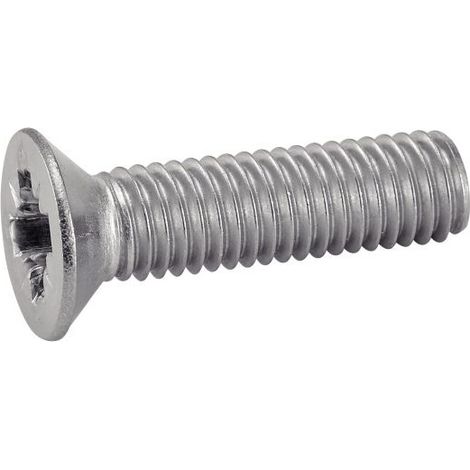 Vis à métaux tête fraisée cruciforme pozidrive inox A2 DIN 965 4X40 boîte de 200 ACTON 622144X40 (1/3)