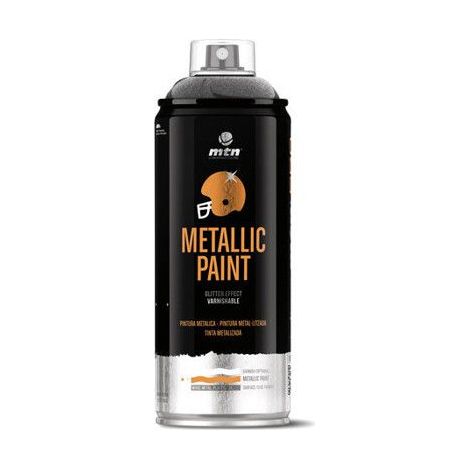 Bombe de peinture MTN Pro Metallic Paint Noir