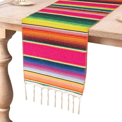 Table Runner sac en lin naturel manche Runner, fête mariage anniversaire fête nappe (rose rouge) (1/5)