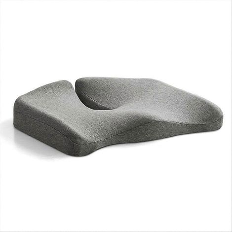 Coussin en mousse à mémoire de forme pour chaise de bureau, coussin pour siège auto, oreiller orthopédique, coussin pour fesses, coccyx et dos, coussin de soulagement des douleurs dorsales (1/5)