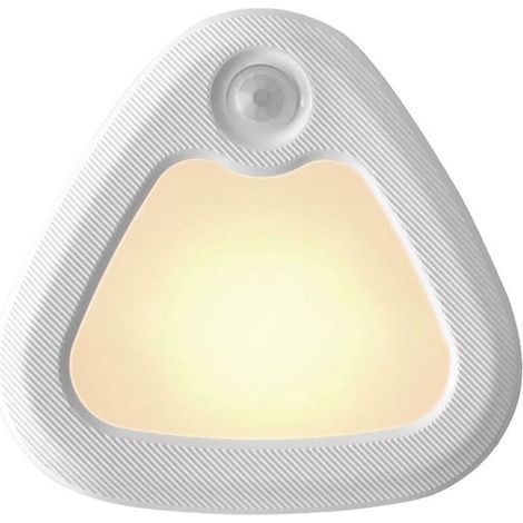 Lámpara con detector de movimiento, lámpara inteligente con sensor corporal, luz nocturna a pilas, lámpara para armario, lámpara de mesita de noche, lámpara con sensor (1/4)