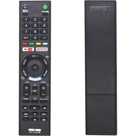 Sony RMT-TX300E replacement remote control for Sony TV universal remote control with Netflix and YouTube buttons (1/3)