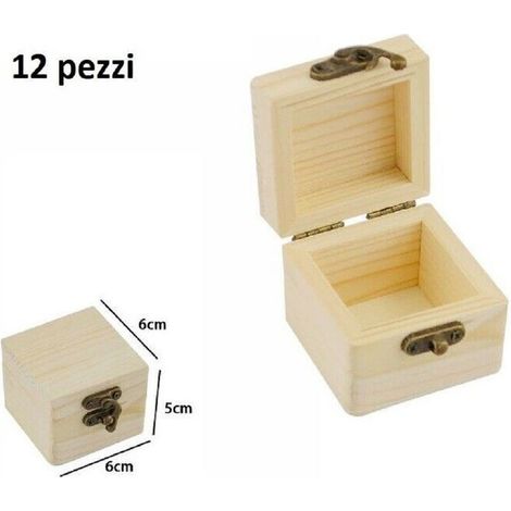 Set 12 Boîtes En Bois Porte-bouteilles Boîtes En Bois