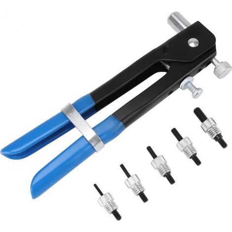 Outil à riveter manuel, pratique, robuste, haute dureté, ergonomique, pour un confort optimal et un travail sans effort. (1/3)