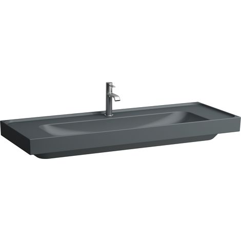 LAUFEN Meda lavabo, encastrable, 1200x460mm, tablette des deux
