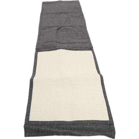 Tapis de protection pour chat, en tissu, pour canapé ou porte en bois, pour marquer les griffes de chat, aiguiseur de griffes, accessoires pour animaux de compagnie, partie arrière de la porte (45 x 1 (1/5)