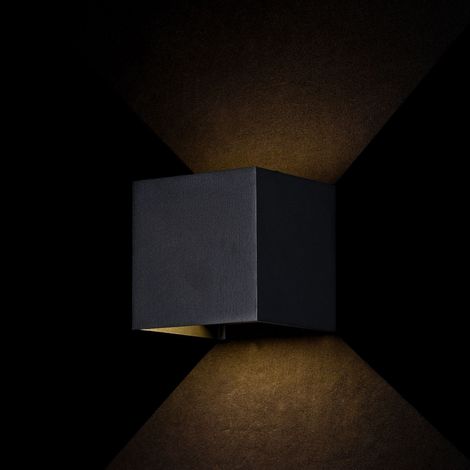 Lampada da parete Outdoor in Metallo Fulton Nero (1/5)