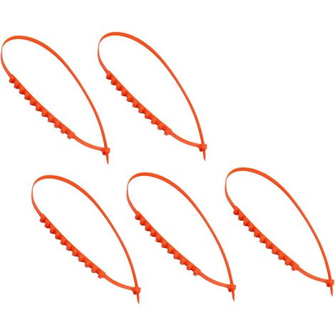 Set mit 5 Mini-Universal-Schneeketten aus Kunststoff für Pkw-/SUV-Reifen – rutschfest