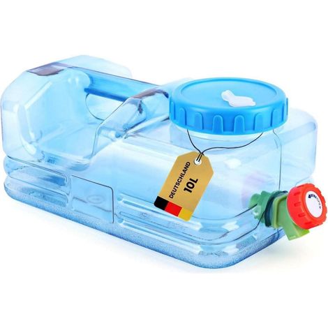 Camping Wasserkanister 10L mit Hahn, BPA-frei, tragbar, für Outdoor & Haushalt (1/5)