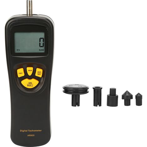 Tachymètre numérique à contact SMART SENSOR 0,519999 tr/min avec écran LCD rétroéclairé (1/5)
