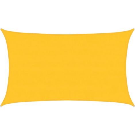 Maison Exclusive - Voile d'ombrage 160 g/m² rectangulaire jaune 5x8 m PEHD (1/5)