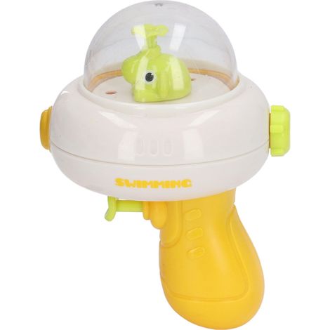 Jeu de bataille d'eau longue portée avec bouton-poussoir, mini imprimé dessin animé, jeu de bataille d'eau pour enfants et adultes, plage, piscine, jaune. (1/5)
