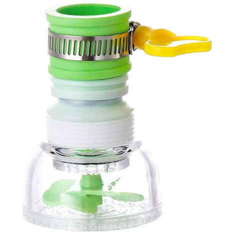 Filtre anti-éclaboussures pour robinet de cuisine, douchette rétractable, rallonge de bec de robinet, adoucisseur d'eau à filtration réglable à 360°, aérateur de robinet, économie d'eau