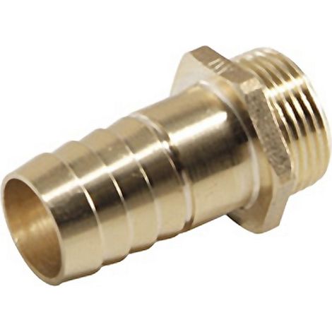 MT entronque manguito laton dt 1/2x14 , Entronque de latón para mangueraRosca macho de 1/2 pulgada.