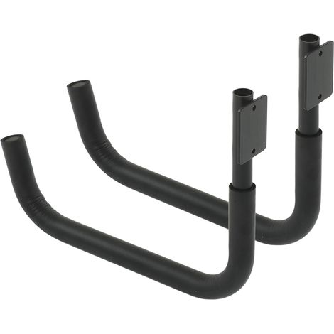 1 paire de supports muraux pour kayak en acier avec mousse protectrice 99Lb crochets de garage universels pour canoë, planche à voile, surf (1/5)