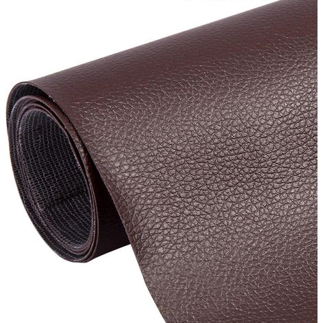 Kit de réparation de patchs en cuir, patchs en cuir auto-adhésifs, neufs, marron foncé (1/5)