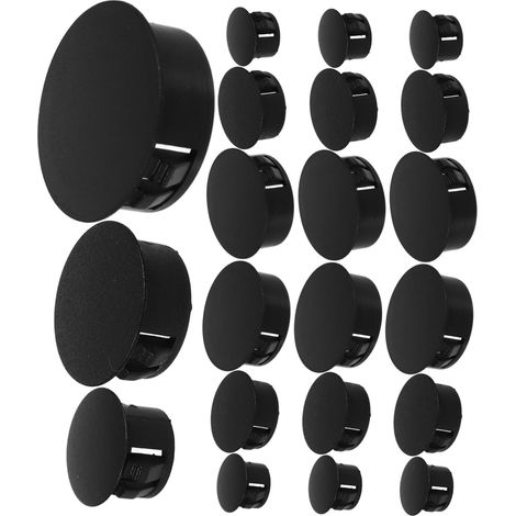 ERINGOGO Lot de 90 bouchons en plastique pour trous vis avec (1/5)