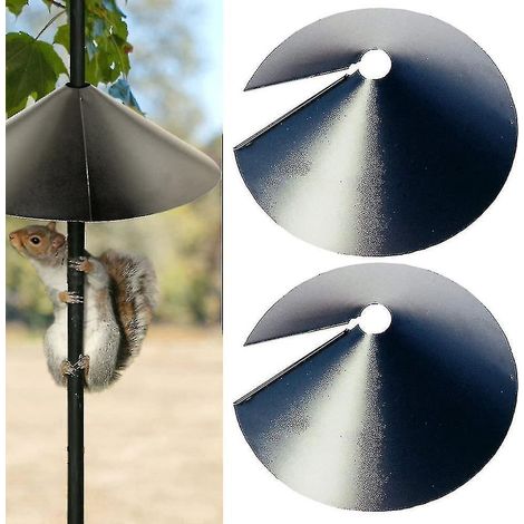 Eichhörnchenabweiser für Vogelfutterhäuschen, Rundumschutz T-16 Zoll
