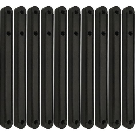 (noir,180 mm)Glissières de tiroir en plastique,rails de guidage de boîtier de tiroir en plastique,rails de guidage d'armoire glissières,pour tiroir de meubles (1/5)