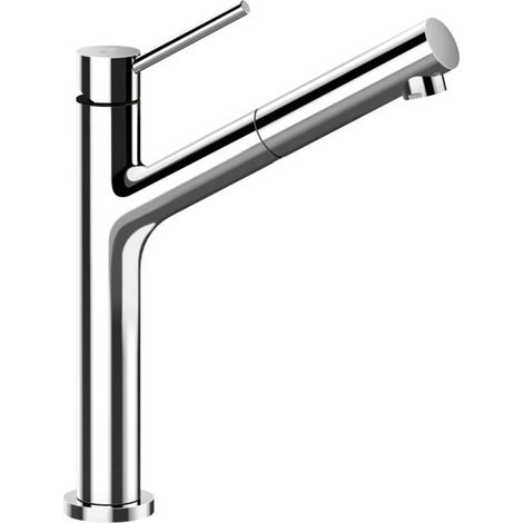 Schock Küchenarmatur Dion (ausziehbarer Auslauf) Chrom  Hochdruck (1/3)