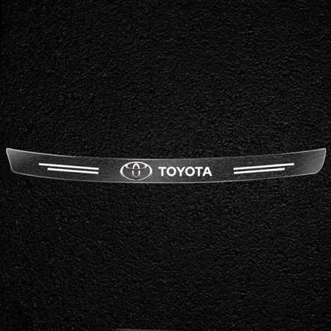 (Autocollant de coffre) Protection de seuil de porte transparente décorative pour Toyota C-HR,Prado,RAV4,Yaris,Hilux,Prius,Avensis,Corolla,Camry (1/3)