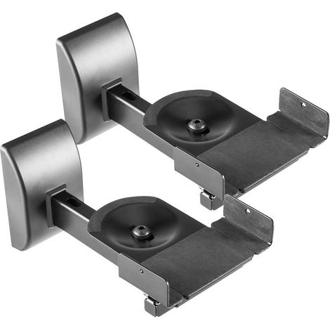 My Wall HB7L Support mural pour haut-parleur inclinable, mobile Distance entre les murs (max.): 286 mm noir 2 pc(s) (1/4)
